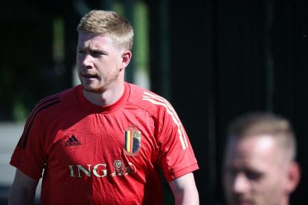 Belgien gegen Dänemark wieder mit De Bruyne