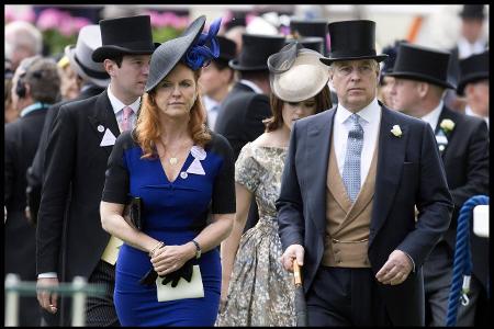 . 19_06_2015. Ascot, United Kingdom. Prince Andrew and Sarah...