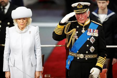 Official commissioning ceremony of HMS Prince of Wales, in ...