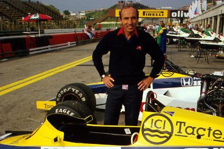 In der Saison 1985 stand Frank Williams noch stolz hinter dem FW10.
