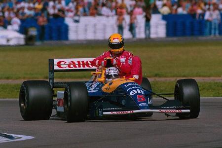 Hier spielte Mansell Taxi für Ayrton Senna.