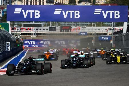 Start - GP Russland - Sotschi - Formel 1 - 2020