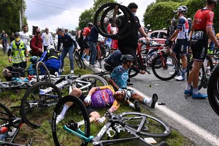 Kritik an Organisatoren nach Stürzen bei der Tour de France