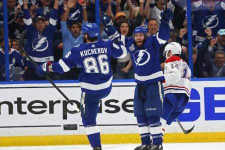 Titelverteidiger Tampa setzt Ausrufezeichen im ersten Finalspiel Titelverteidiger Tampa setzt Ausrufezeichen im ersten Finalspiel