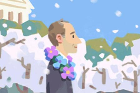 Mit diesem Doodle erinnert Google an den LGBT-Aktivisten Franklin Kameny. Mit diesem Doodle erinnert Google an den LGBT-Aktivisten Franklin Kameny.