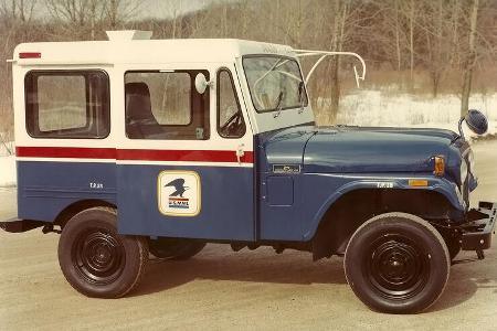 Dispatcher Jeep der US-Post