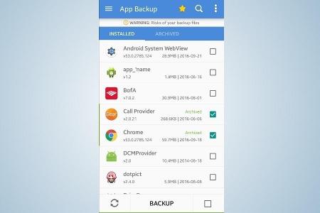 App Backup