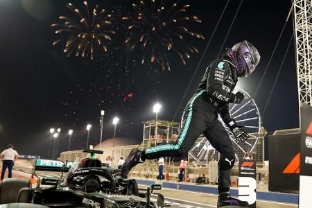 Hamilton über den Sieg in Bahrain: Immer wie das erste Mal Hamilton über den Sieg in Bahrain: Immer wie das erste Mal