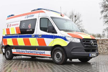 Krankentransportwagen (eKTW) auf Basis Mercedes eSprinter