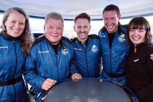 Erfolgreicher Flug ins All: William Shatner ist zu Tränen gerührt