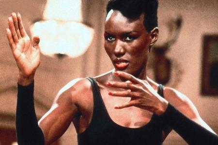 Die Jamaikanerin Grace Jones spielte in 