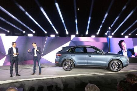 Porsche Cayenne Weltpremiere im Porsche-Museum