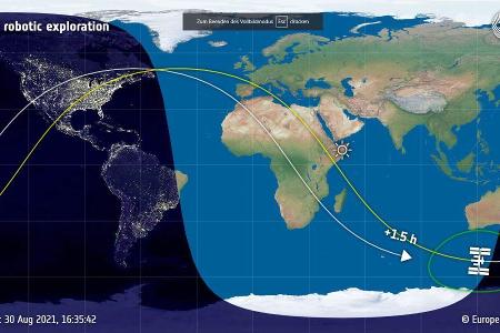 Spot The Station zeigt, wann sich die ISS über Ihnen befindet, so dass Sie die Raumstation mit bloßem Auge sehen können. Doc...