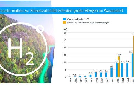 Thyssenkrupp Stahlerzeugung Wasserstoff Transformation CO2-neutral