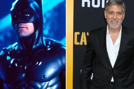 1997 war George Clooney als Batman im Film 1997 war George Clooney als Batman im Film