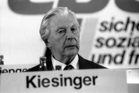 Kurt Georg Kiesinger (GER_CDU_Ehrenvorsitzender) anl�sslich ...