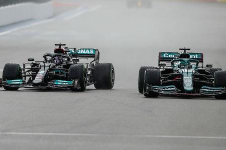 Mercedes & Aston Martin - GP Russland 2021