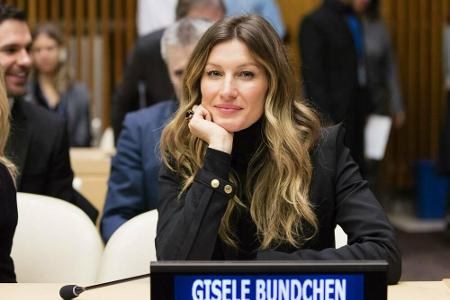 Auch Topmodel Gisele Bündchen ist Botschafterin für die UNEP: Die Umwelt liegt der Brasilianerin schon immer am Herzen, sie ...