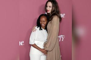 Angelina Jolie und Tochter Zahara strahlen auf dem roten Teppich