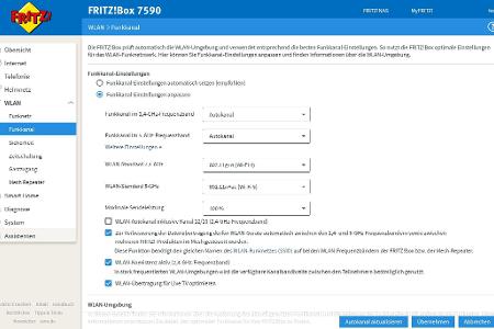 Bei einer Fritzbox ist in den Einstellungen die Autokanalfunktion immer aktiviert. Über die Frequenz 2,4 GHz spart der AVM-R...