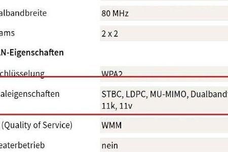 Die Fritzbox verrät wichtige Eigenschaften eines WLAN-Gerätes: So sehen Sie, ob es für Band-Steering geeignet ist oder MU-Mi...