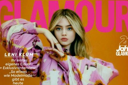 Die Glamour-Ausgabe mit Covermodel Leni Klum. Die Glamour-Ausgabe mit Covermodel Leni Klum.