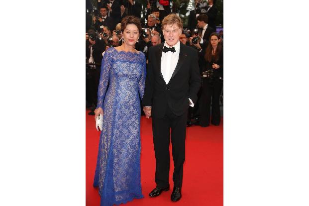 ...übertrafen Robert Redford (hier zu sehen mit seiner aktuellen Frau Sibylle Szaggars) und seine erste Ehefrau Lola Van Wag...