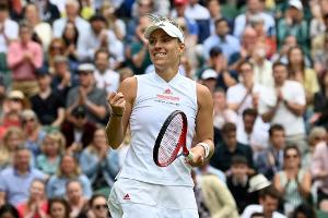 Sieg gegen "Wunderkind" Gauff: Kerber stürmt ins Wimbledon-Viertelfinale