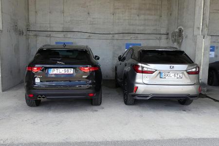 Jaguar F-Pace & Lexus RX 450h - Dienstwagen - F1-Piloten 2019