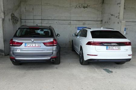 BMW X5 & Audi Q8 5,0 TDI - Dienstwagen - F1-Piloten 2019