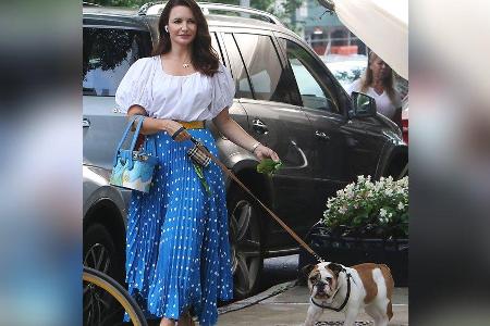 Kristin Davis beim Dreh zu Kristin Davis beim Dreh zu