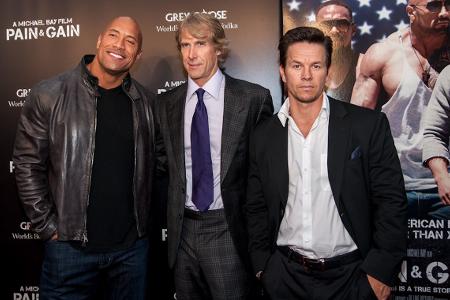 Michael Bay, Dwayne Johnson, Mark Wahlberg