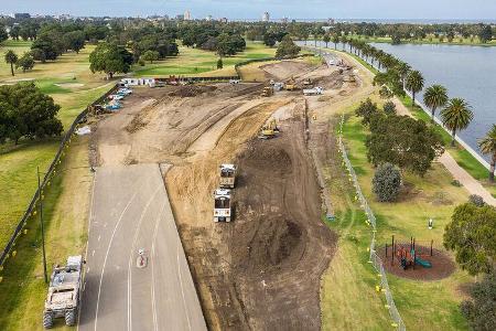 Umbau - Albert Park Circuit - GP Australien - 2021