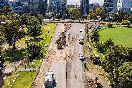 Umbau - Albert Park Circuit - GP Australien - 2021