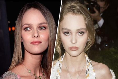 Auch bei diesen beiden ist die Ähnlichkeit verblüffend! Auf der linken Seite Vanessa Paradis (46) und auf der rechten ihre T...