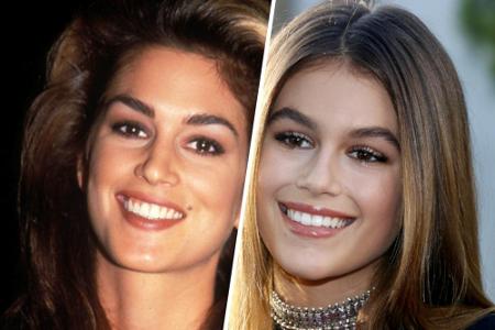 Kaia Gerber (17) ist ihrer Mutter Cindy Crawford (53, l.) wie aus dem Gesicht geschnitten. Vor allem wenn man frühere Bilder...