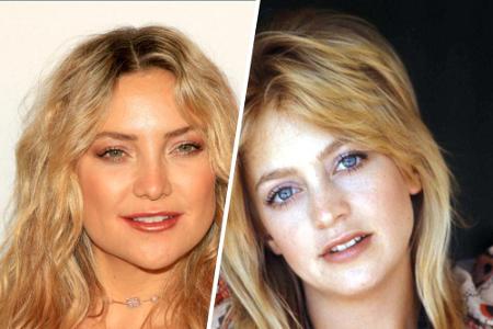 Kate Hudson (40, l.) und ihre Mutter Goldie Hawn (73) könnten Zwillinge sein - wenn auch mit 33 Jahren Altersunterschied. Si...