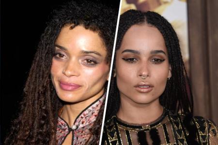 Ein Gesicht haben auch Lisa Bonet (51, l.) und ihre Tochter Zoë Kravitz (30). Von denen Genen ihres Vaters Lenny Kravitz (55...