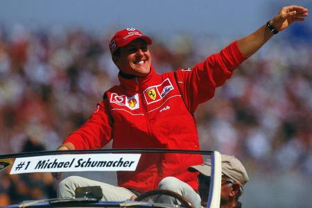 307 Starts, 155 Podestplätze, 91 Siege, 68 Poles, sieben Weltmeistertitel: Michael Schumacher ist der mit Abstand erfolgreic...