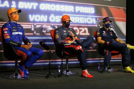 Norris - Verstappen - Perez - GP Österreich 2021 - Spielberg - Qualifikation