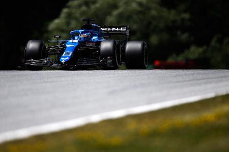 Fernando Alonso - Alpine - GP Österreich 2021 - Spielberg - Qualifikation