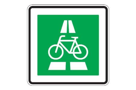 Verkehrszeichen Radschnellweg