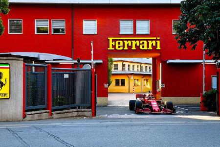 Charles Leclerc - Ferrari-Showrun - Maranello - 2020