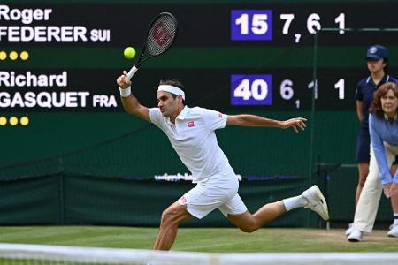 Federer mühelos in Runde drei Federer mühelos in Runde drei
