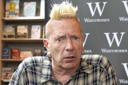 Sex Pistols-Sänger John Lydon im Jahr 2014 in Liverpool