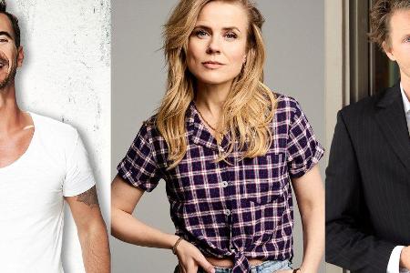 Florian Silbereisen, Ilse DeLange und Toby Gad (v.l.) sind die neuen Mitglieder der 