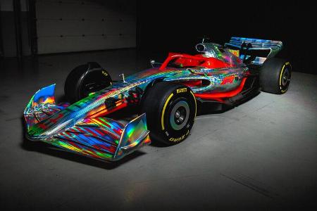 Formel 1 - Auto - 2022 - 1:1-Modell - GP England - Silverstone Formel 1 - Auto - 2022 - 1:1-Modell - GP England - Silverstone