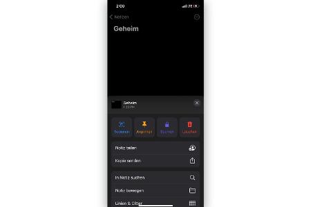Geheime Nachrichten in der iPhone-App 