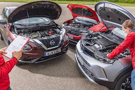 Nissan Juke, Opel Mokka, VW T-Cross
