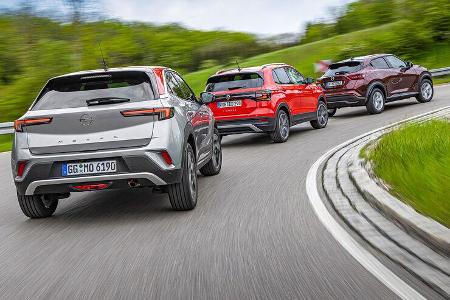 Nissan Juke, Opel Mokka, VW T-Cross